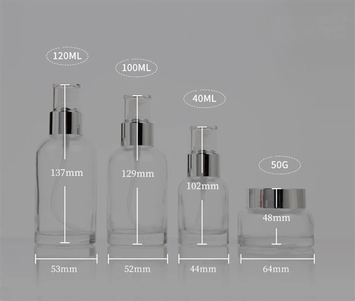Perfume Bottle Thickened Glass Bottle Round Spiral Mouth Sub Packaging Spray Bottle Empty Cosmetic Bottle